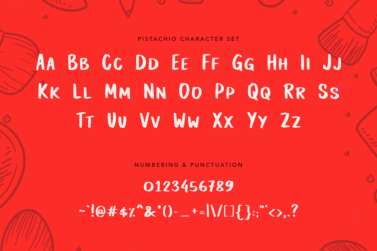 Pistachio Handbrushed Font, a Handwritten Font by peterdraw (Photo 8 of 8)
