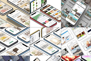 ALL 3D iPHONE MOCK-UP BUNDLE VOL-2