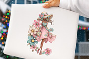 Whimsical Summer Girl Png Clipart, an Illustration by SinaCreation (Thumbnail 4 of 9)