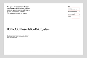 Tabloid Presentation Grid System