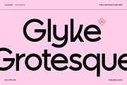 Glyke - Grotesque Sans Serif, a Sans Serif Font by CCS Type (Thumbnail 1 of 17)