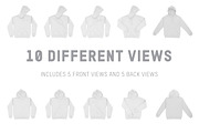 Gildan 18500 Hooded Sweatshirt, a Hoody Mockup by Pixel Sauce™ (Thumbnail 6 of 6)