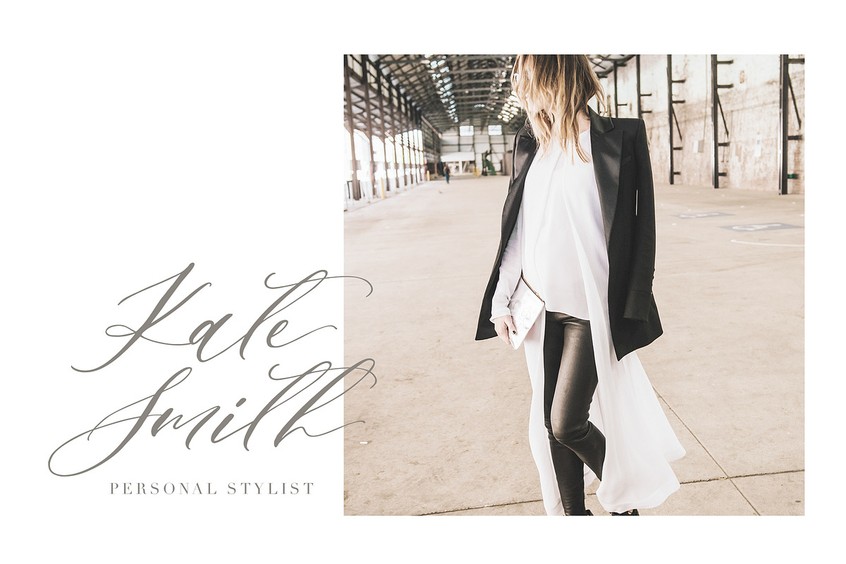 Amelie Script, a Script Font by Calamar Studio (Photo 9 of 15)