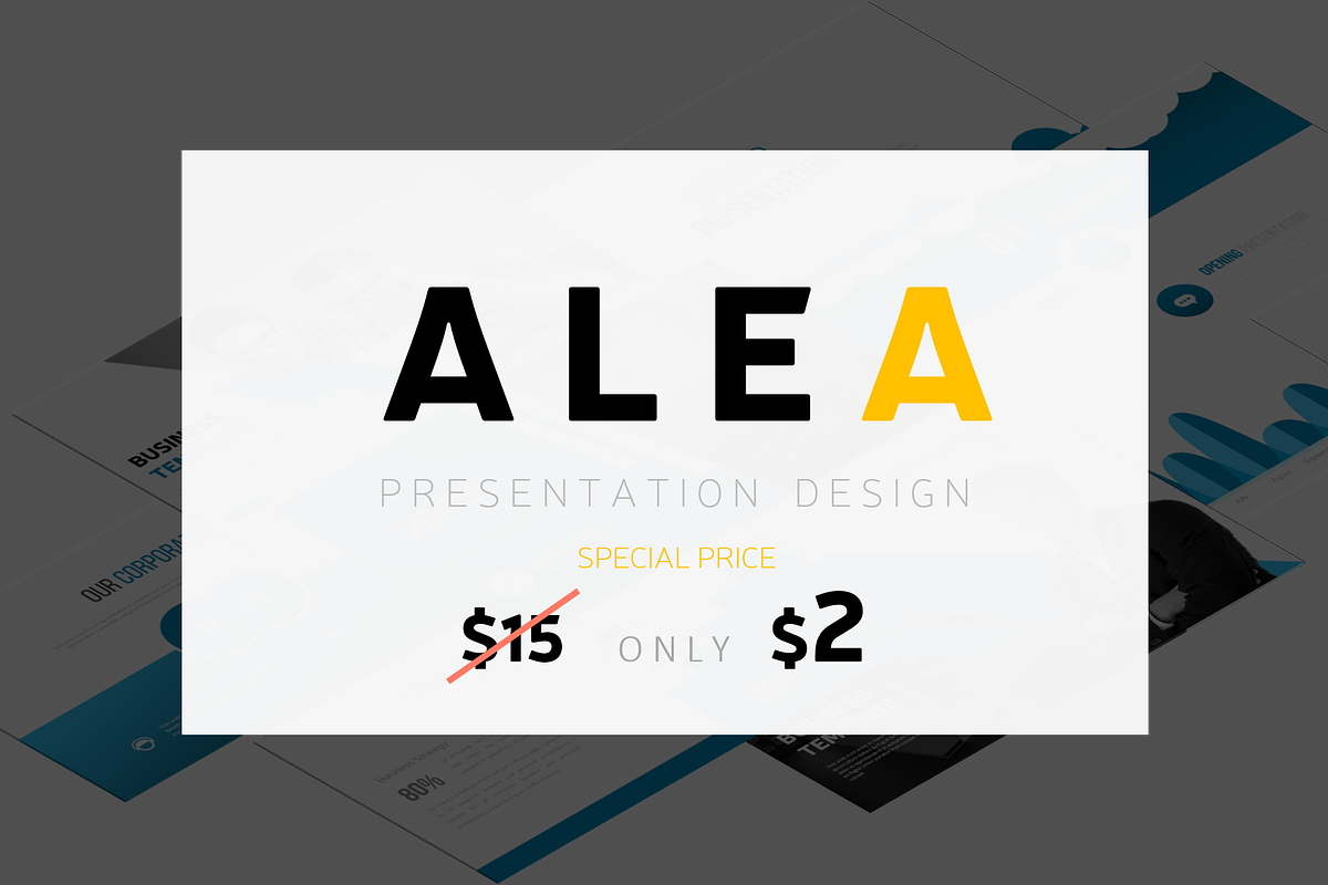 ALEA - Powerpoint Templates, a Presentation Template by SlideFusion (Photo 1 of 4)