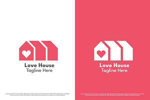 Love Home Logo Design Illustration, a Branding & Logo Template by Morvana Crew