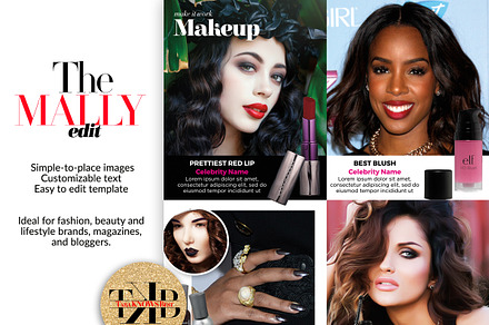 The MALLY EDIT Page / Flyer