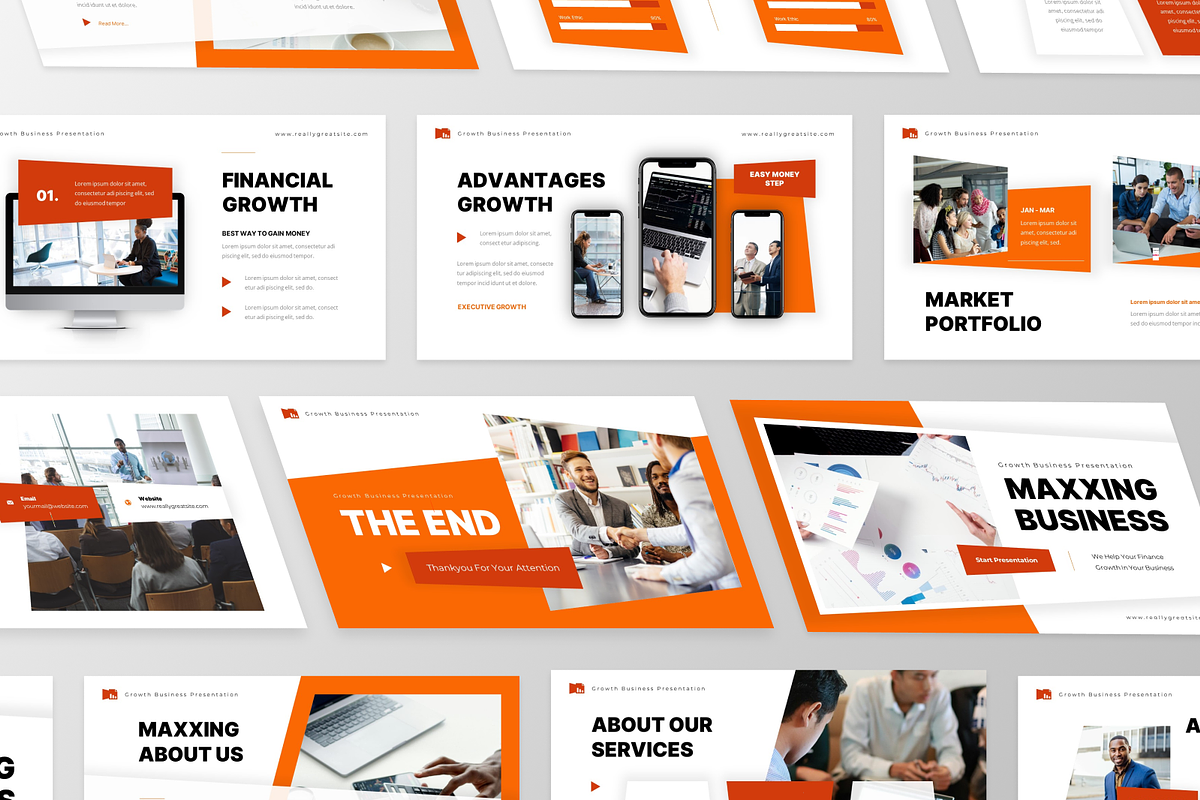 Maxxing - Growth Google Slide, a Presentation Template by GraphauseProject (Photo 4 of 6)