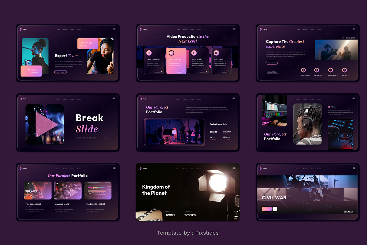 Film & Movie Keynote, a Presentation Template by Pixslides (Photo 4 of 8)