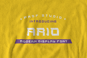 Ario - Modern Display Typeface