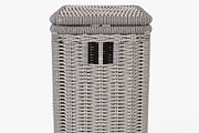 Wicker Laundry Hamper 08 Brown, an Object 3D Model by Markelos (Thumbnail 10 of 10)