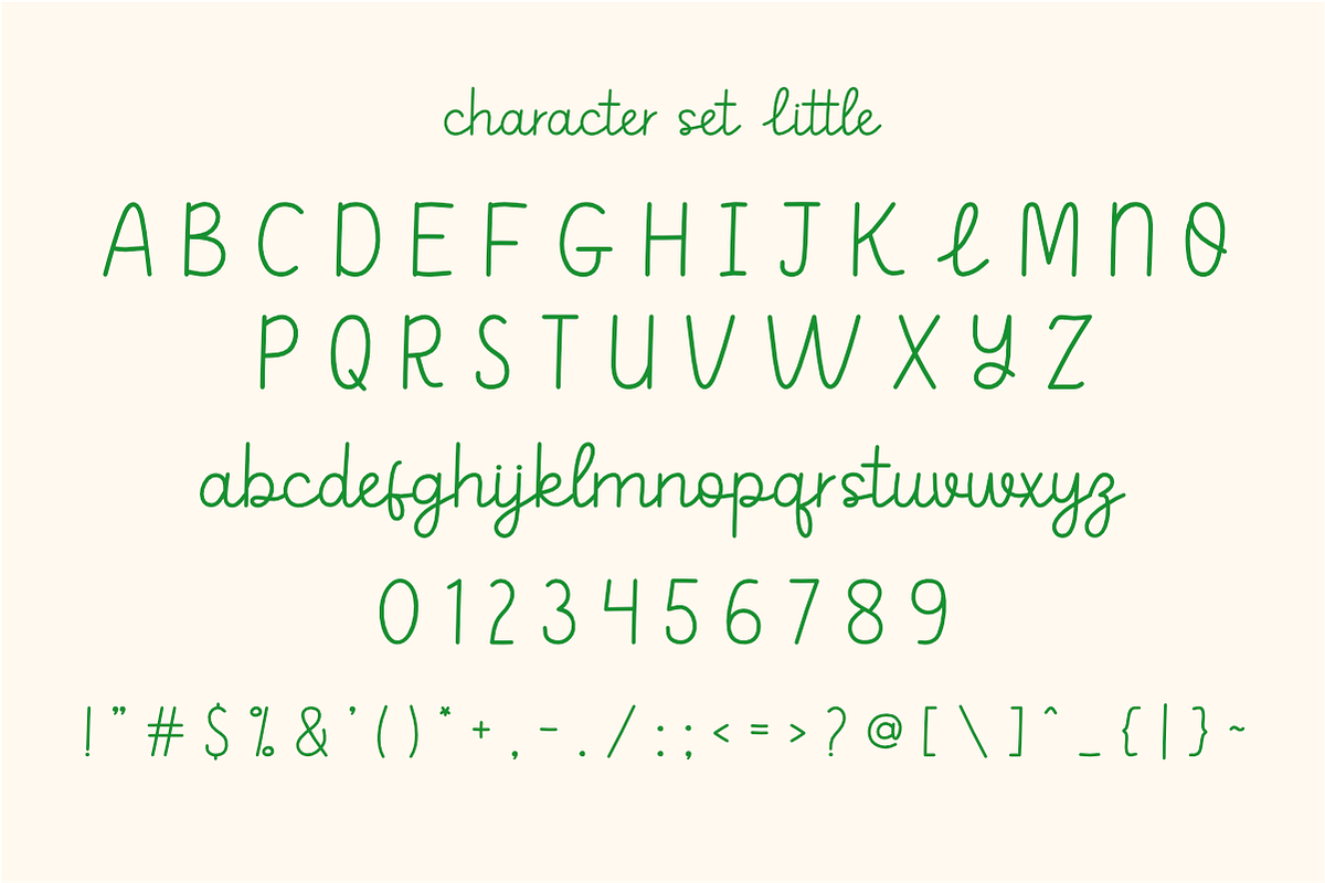 Little Stories - Display Font Duo, a Handwritten Font by SaktiAvellin (Photo 7 of 9)