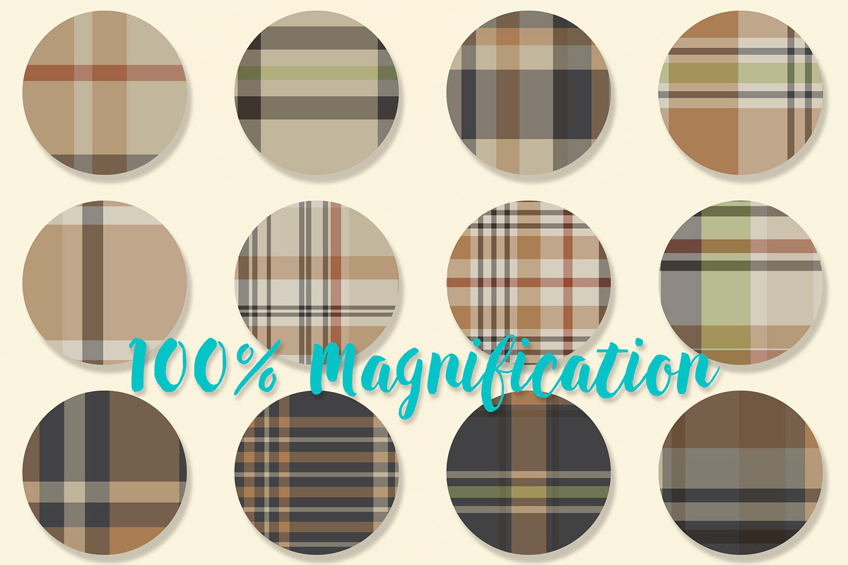 Neutral Plaid Seamless Patterns, a Pattern Graphic by Northern Whimsy ...