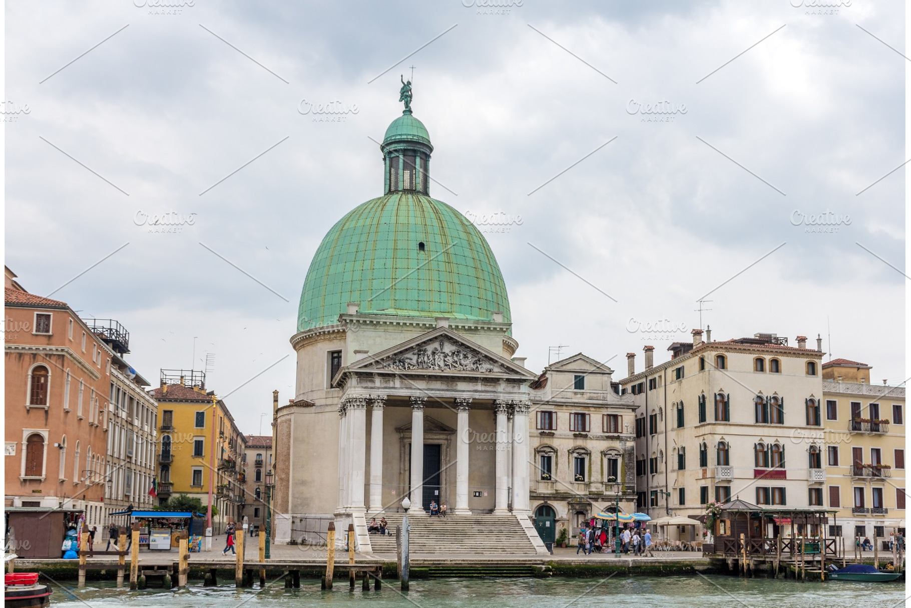 Church San Simeone Piccolo in Venice, Italy, an Architecture Photo by Leonid Andronov