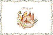 Thanksgiving Watercolor Collection, an Object Graphic by LenArt (Thumbnail 14 of 14)