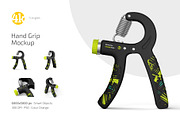 Hand Grip Mockup Set, an Advertising Mockup by Country4k (Thumbnail 1 of 4)