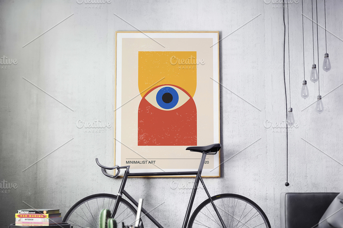 16 Abstract Eyes Printable Wall Art, a Background Graphic by C Design Studio (Photo 10 of 18)