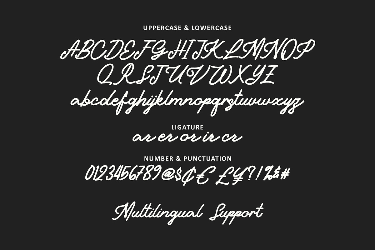 Bentory Authes Vintage Monoline Font, a Script Font by Maulana Creative (Photo 5 of 7)
