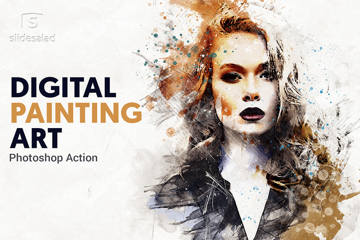 Digital Painting Photoshop Action, an Action Add-On by SlideSalad (Photo 21 of 21)