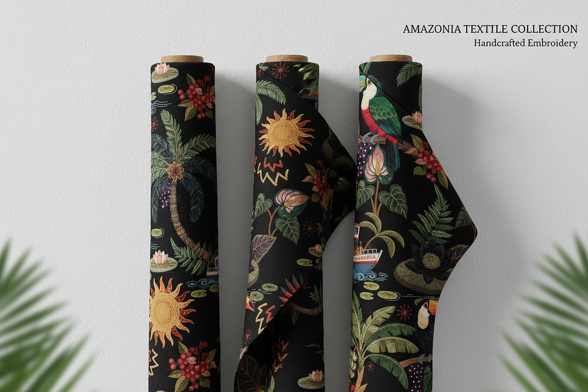 Jungle Tropical & Abstract Folk Art, a Pattern Graphic by Luiz da Rolt Grathwohl (Photo 2 of 10)