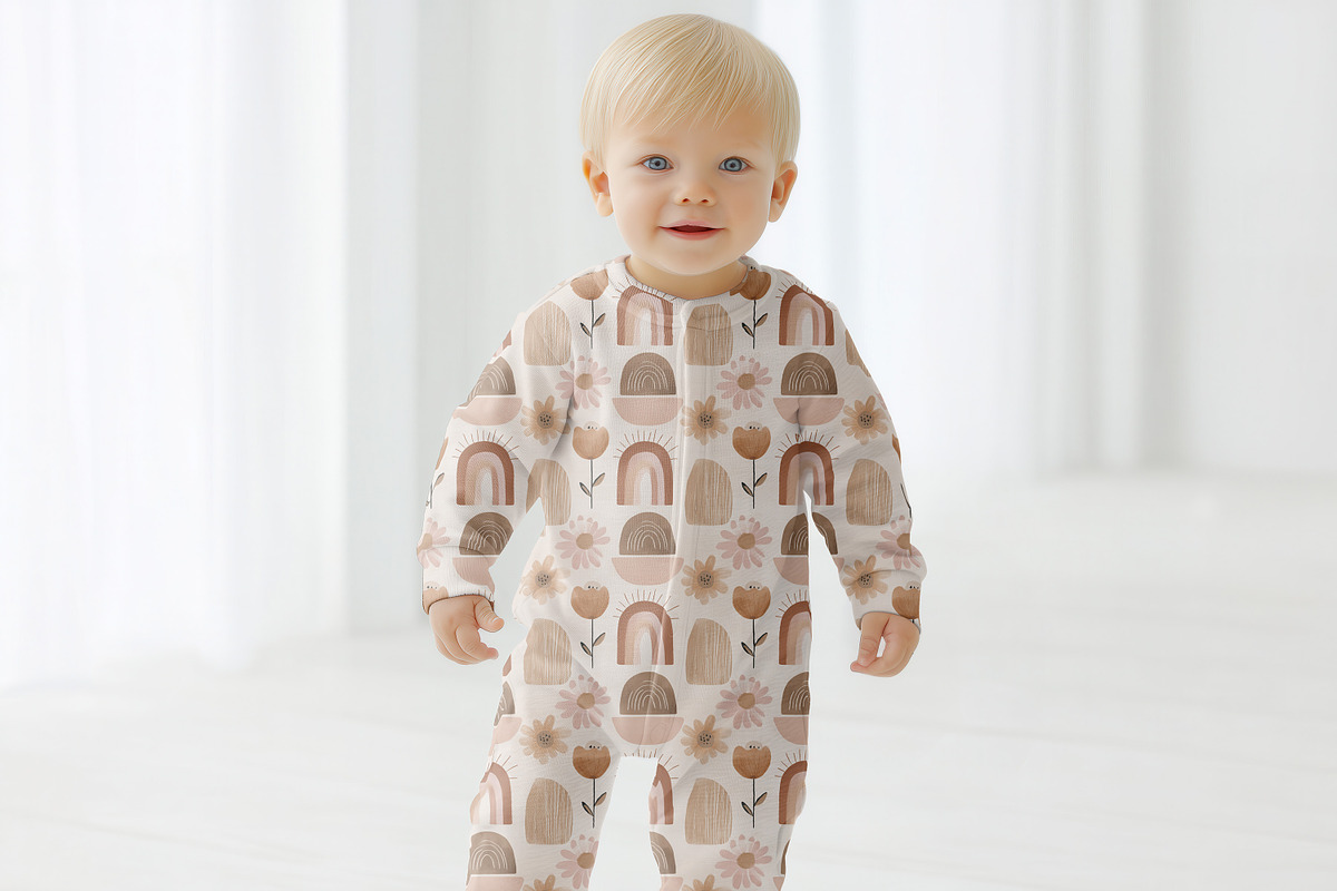 Toddler's Bodysuit Lifestyle Mockup, a Shirt Mockup by 1001 mockups (Photo 4 of 8)