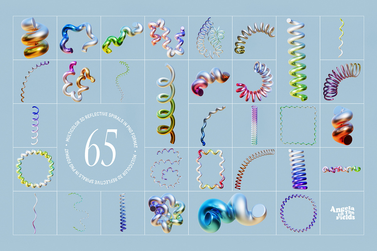 3D Loops & Grids, an Object Graphic by angelainthefields (Photo 3 of 10)