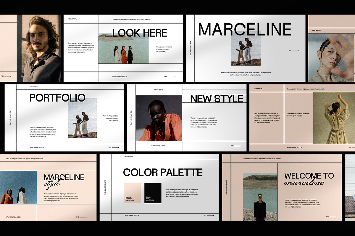 Marceline - Powerpoint Presentation, a Presentation Template by Creavora (Photo 2 of 8)