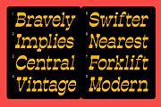 Estripe - A Reversed Contrast Font, a Slab Serif Font by Glyphminds Studios (Thumbnail 5 of 10)