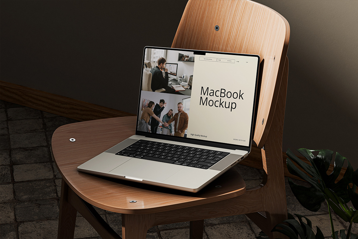 Macbook Mockup, a Mac Mockup by SimpangGraphics (Photo 4 of 4)