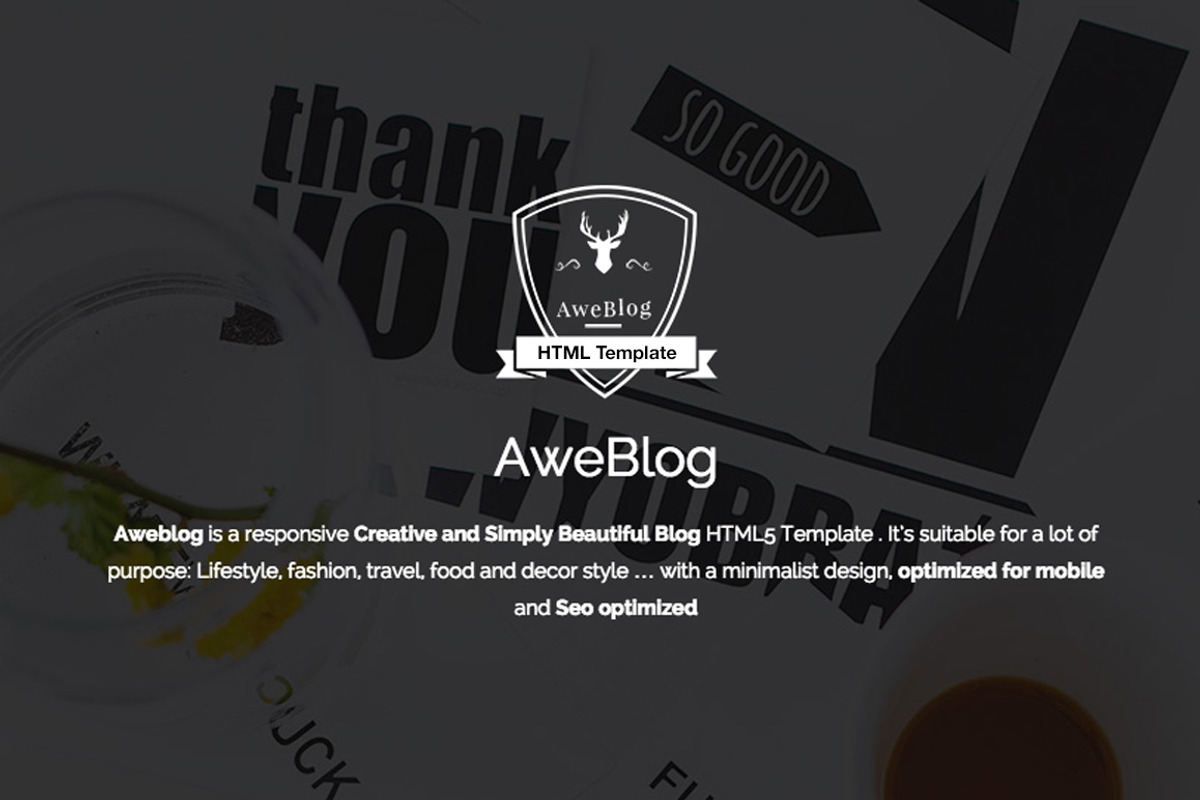 Aweblog Blog HTML Template | 50% Off, a Websites & App Template by pixelgeeklab