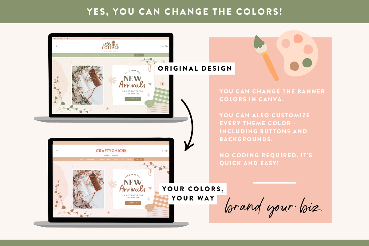 Cottagecore Shopify Theme, a Shopify Template by Design Pixie (Photo 8 of 11)