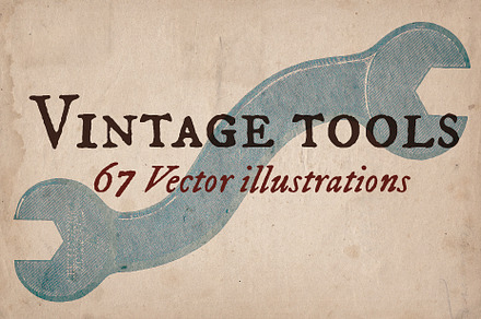 Vintage Tools, a Technology Illustration by Mr Vintage