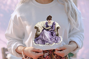 Whimsical Victorian Tea Queens Clipa, an Illustration by designcity5 (Thumbnail 4 of 5)