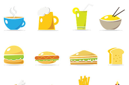 Spring Icons - Restaurant Set