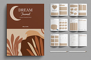 Dream Journal Template, a Print Template by MightyDesign (Thumbnail 1 of 6)