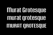 Murat Grotesque, a Sans Serif Font by BULENT YUKSEL (Thumbnail 2 of 12)