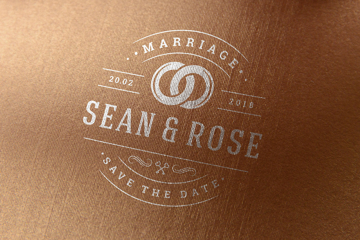 18 Wedding Logos and Badges, a Branding & Logo Template by Vasya Kobelev (Photo 8 of 15)