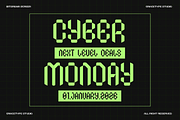 Bitstream Screen | Pixelated Font, a Sans Serif Font by gracetype_studio (Thumbnail 5 of 12)