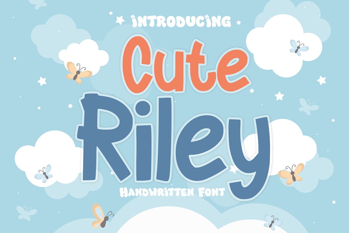 Cute Riley Font, a Sans Serif Font by Fox7 By Rattana (Photo 1 of 6)