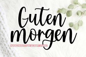 Guten Morgen