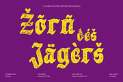 CS Rebelion Stamp, a Blackletter Font by Craft Supply Co. (Thumbnail 7 of 8)