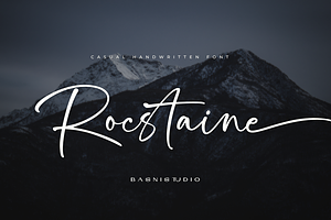 Rocstain Casual Handwritten Font