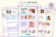 Balloon business website template, a Wix Template by Template Twist Shop (Thumbnail 2 of 10)