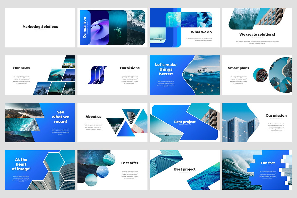 Marketing Solutions PowerPoint, a Presentation Template by Presentation Templates (Photo 2 of 8)