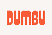 Dumbu - Display Font, a Font by Studio Moara (Thumbnail 1 of 8)