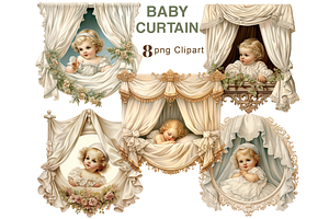 Baby Curtain PNG Clipart