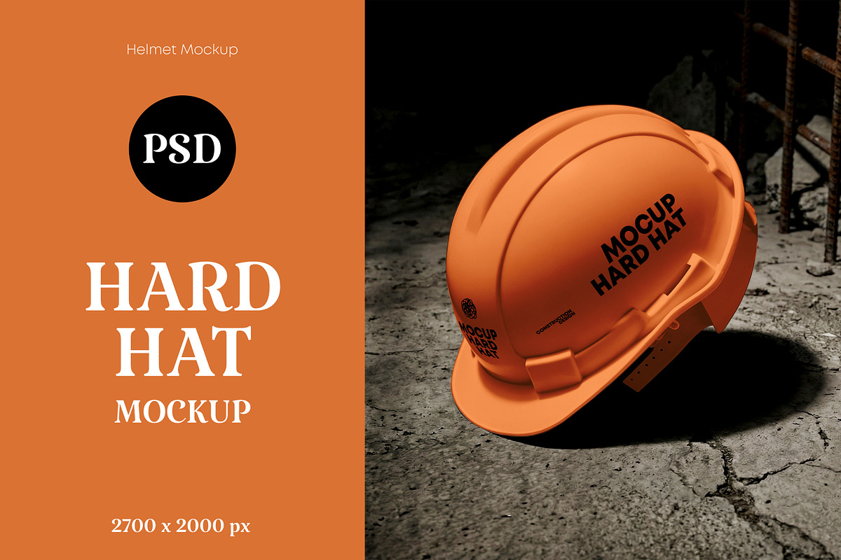 Hard Hat Mockup, a Hat Mockup by PopotLane (Photo 1 of 4)