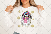 Bubblegum Santa PNG, an Illustration by Craft Nest (Thumbnail 2 of 6)