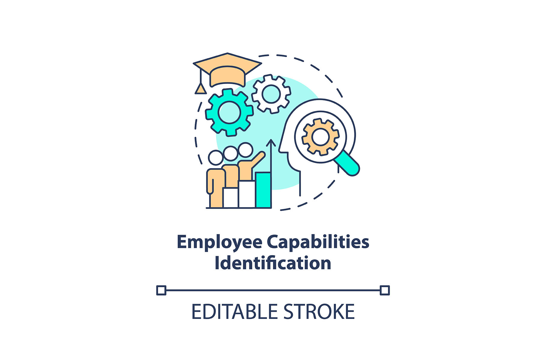 Employee capabilities identification, an Icon by IMG Visuals