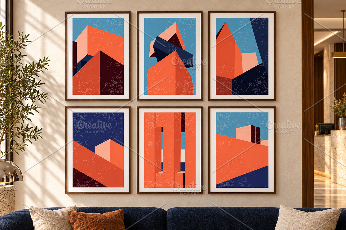 18 Minimalist Building Printable Art, a Background Graphic by C Design Studio (Photo 10 of 11)