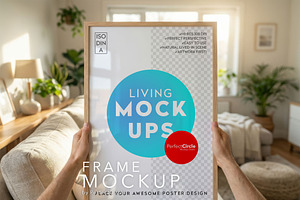 ISO Poster Frame Mockup, a Mockup by DesignRocket
